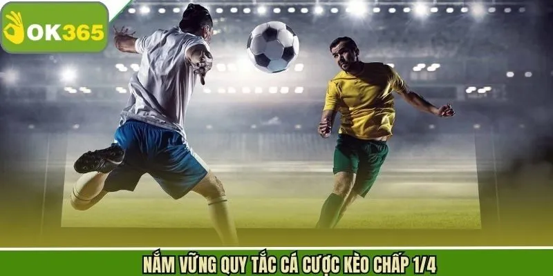 Hướng dẫn cách thức khi chơi kèo chấp 1/4 dành cho tân thủ