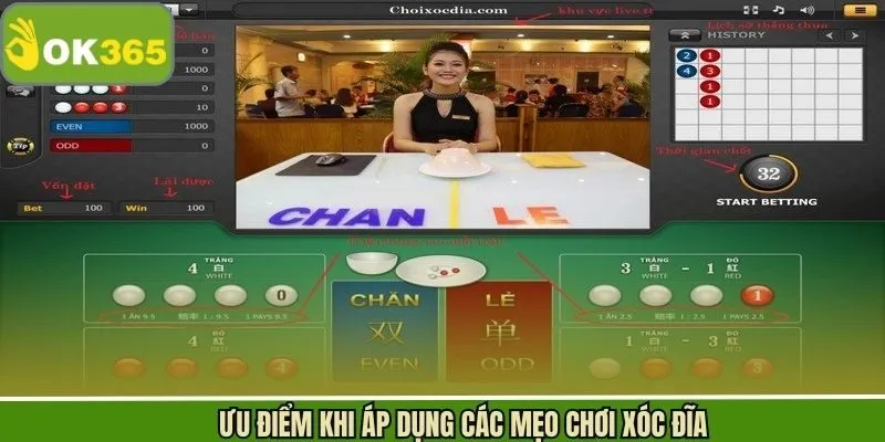 Lợi ích từ bí quyết chơi xóc đĩa